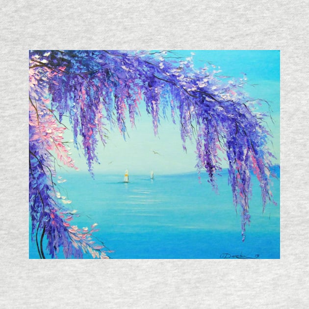 Wisteria by the sea by OLHADARCHUKART